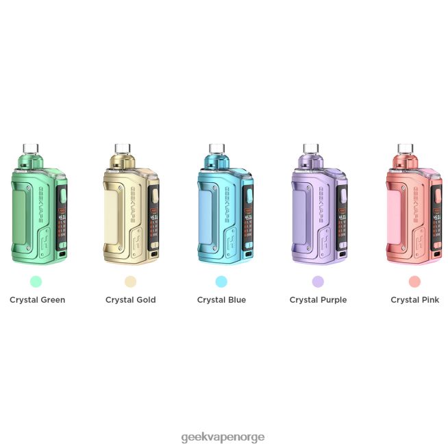 GeekVape h45 (aegis hero 2) pod mod kit crystal edition krystallgrønn 426VDX143 | GeekVape Online